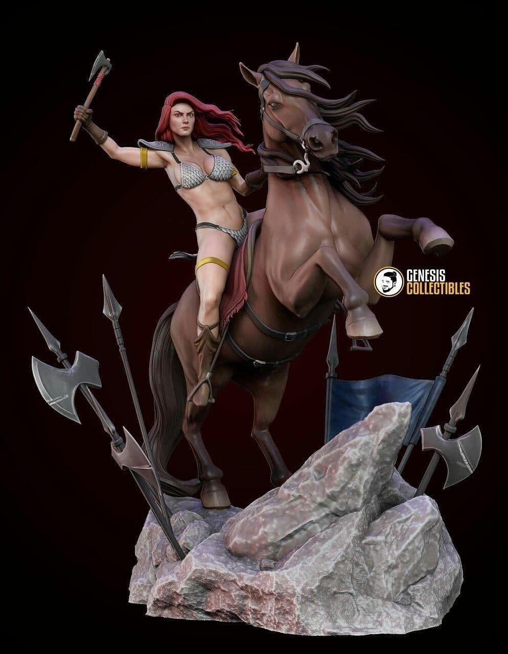 Red Sonja from Marvel STL FILE 3D PRINT
