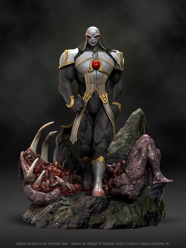 Darkseid From DC STL FILE 3D PRINT
