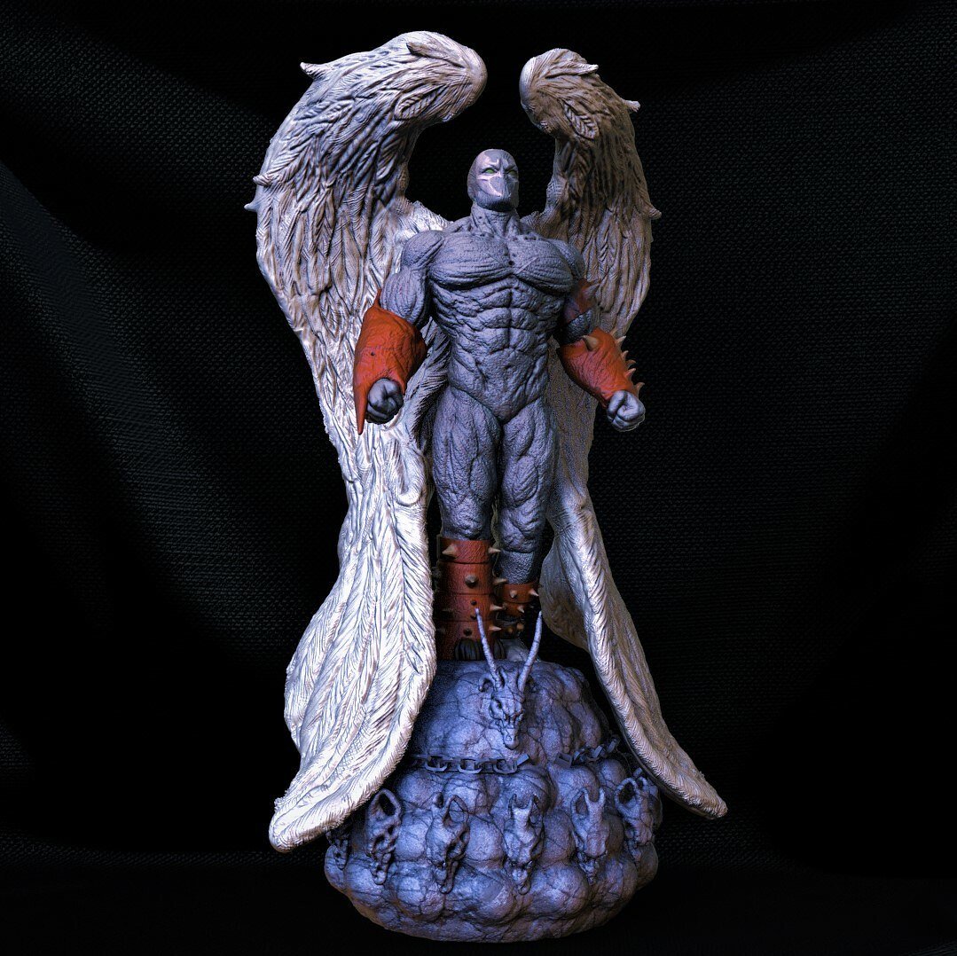 Spawn Angel Fanart from DC STL FILE 3D PRINT