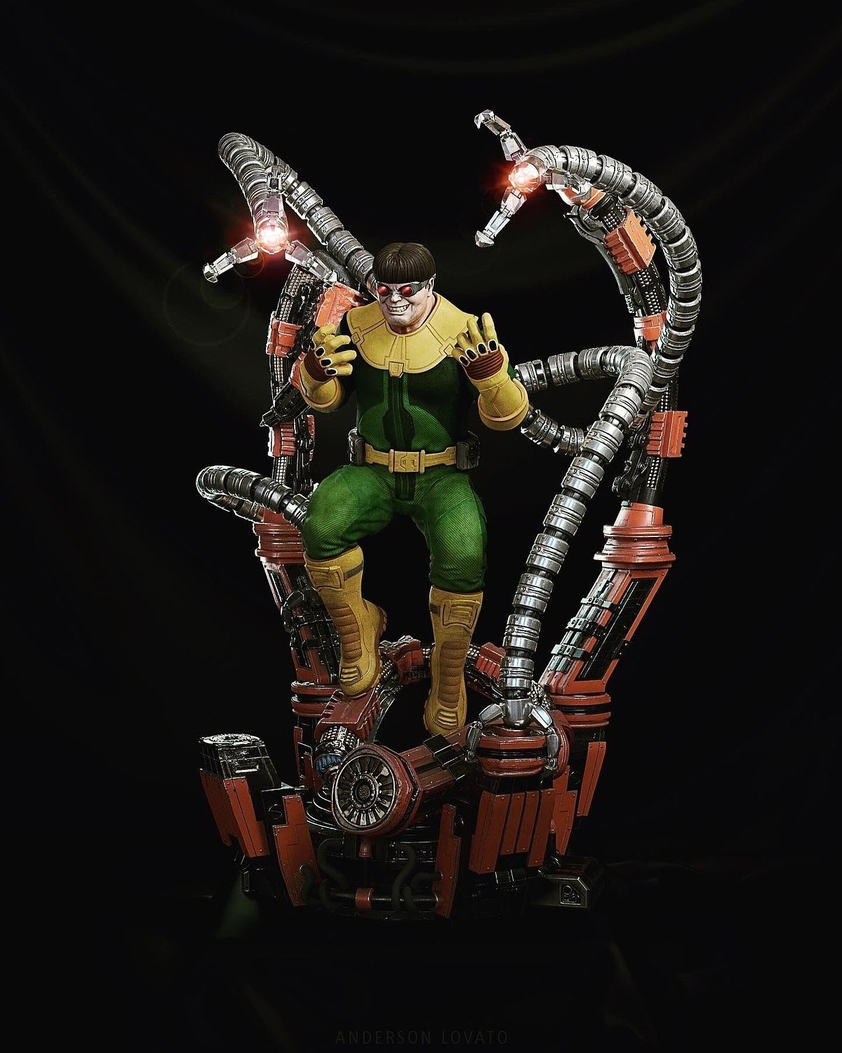 Doc Ock Marvel Spider-man STL FILE 3D PRINT