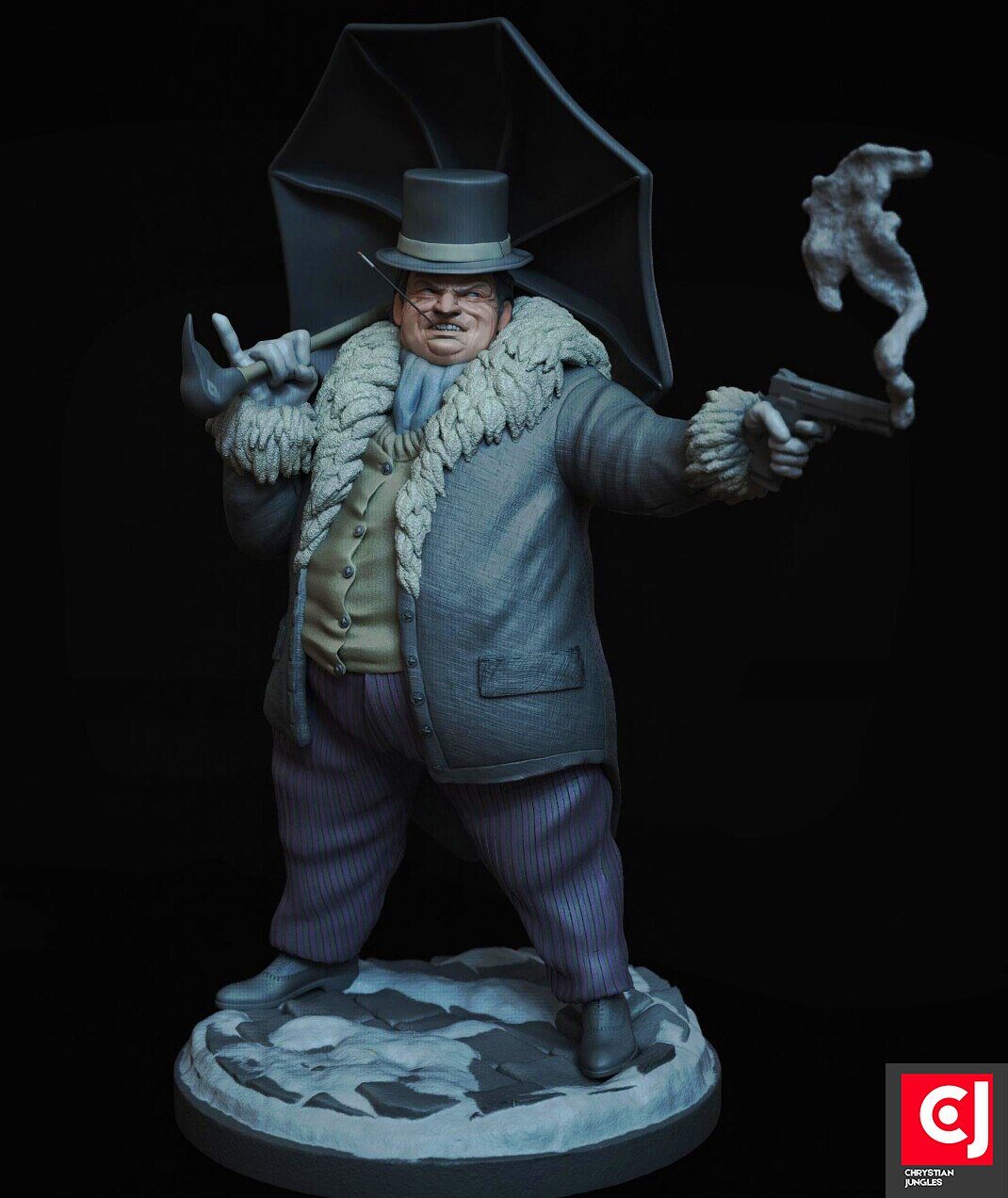 Penguin Oswald Cobblepot from DC STL FILE 3D PRINT