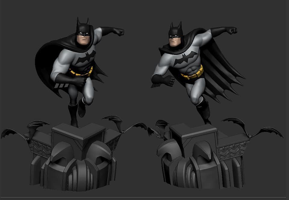 Batman Animated From DC STL FILE 3D PRINT