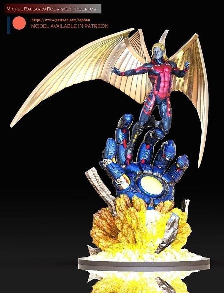 Archangel from X-men STL FILE 3D PRINT