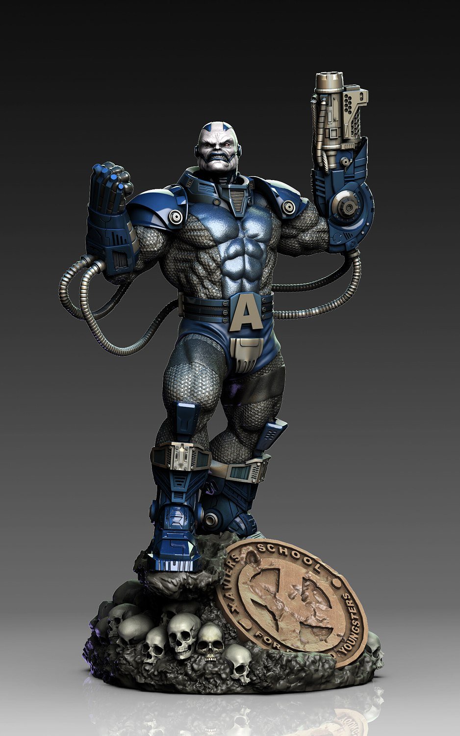 Apocalypse from X-men Pose 2 STL FILE 3D PRINT