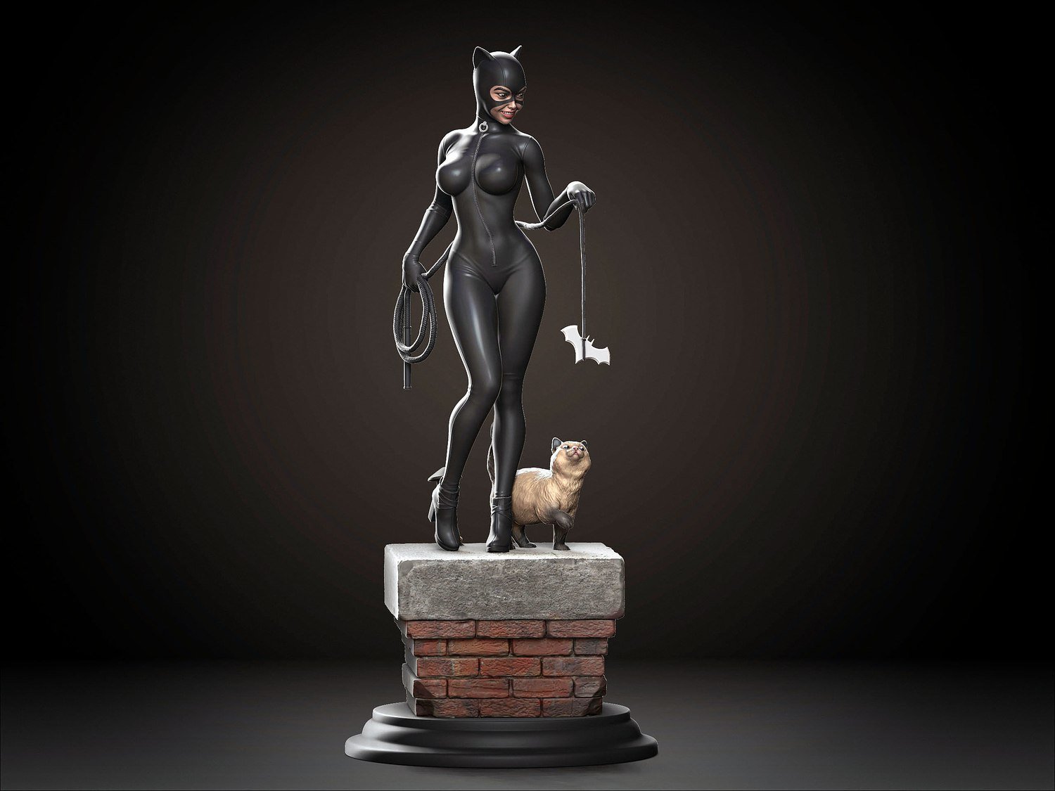 Catwoman V4 from DC STL FILE 3D PRINT