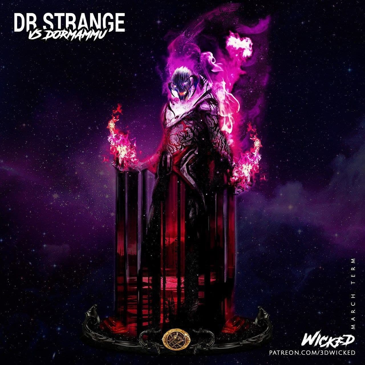 Dormammu from Marvel STL FILE 3D PRINT