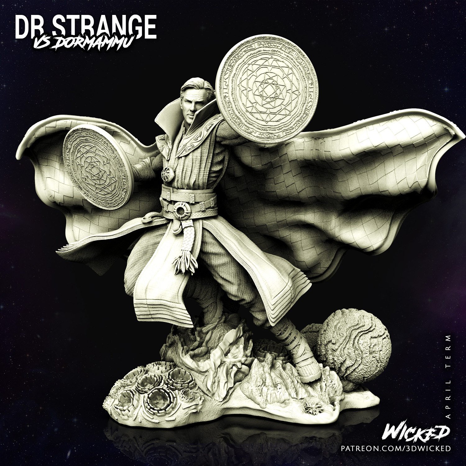 Doctor Strange from Marvel STL FILE 3D PRINT