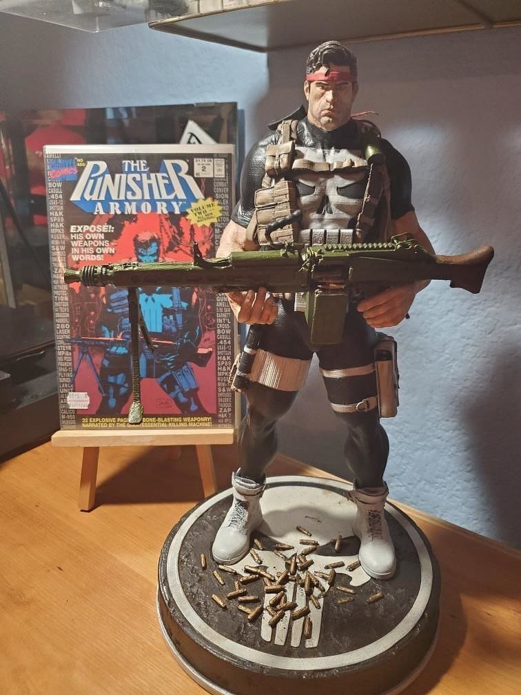 The Punisher Armory Fan Art Statue STL FILE 3D PRINT