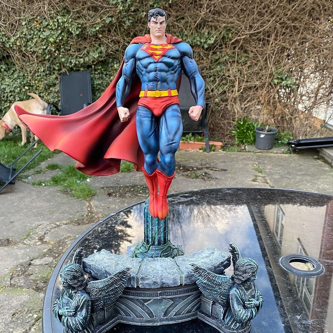 Superman Stand V2 from DC STL FILE 3D PRINT