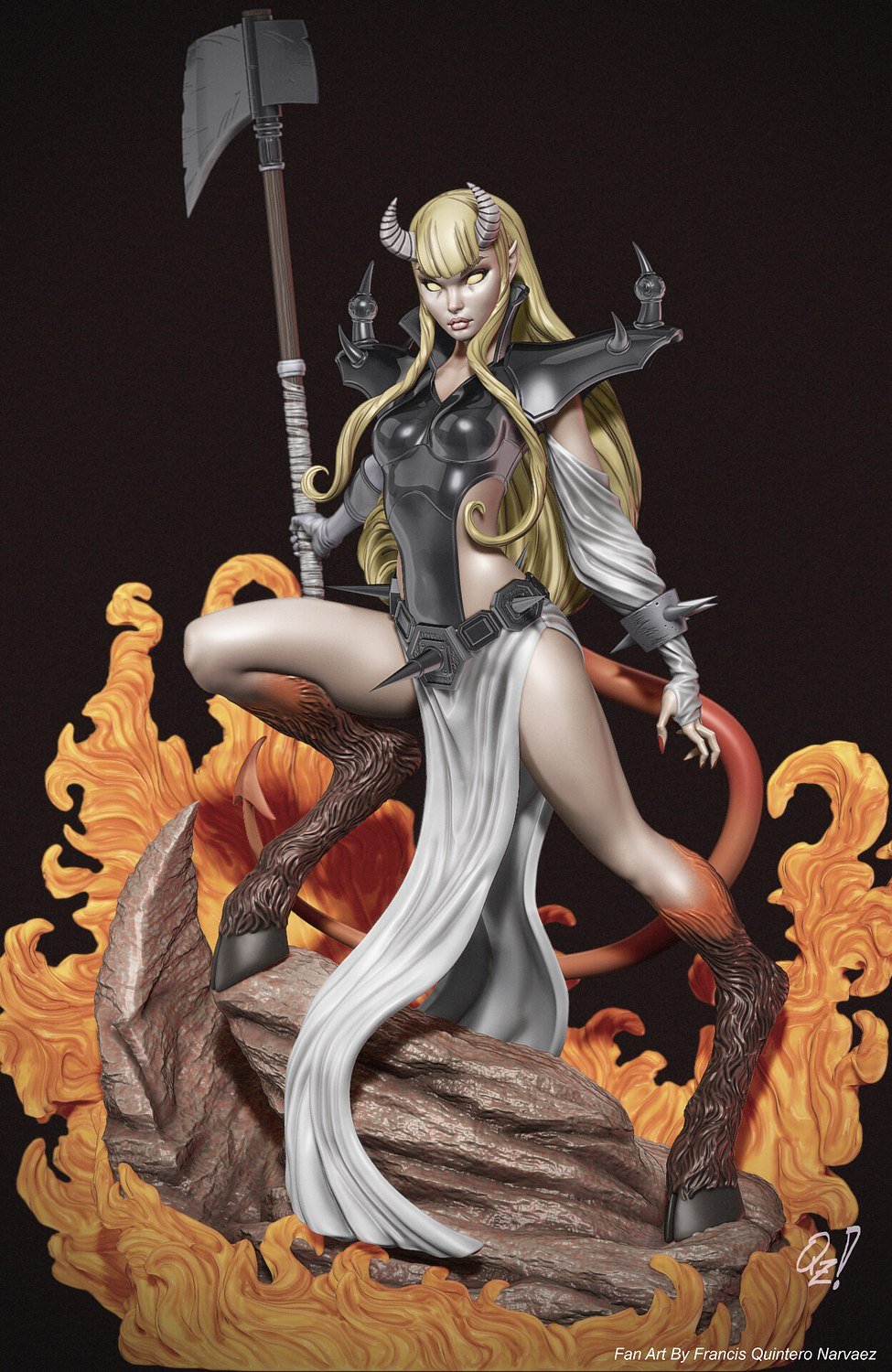 Magik V3 Fanart From X-Men STL FILE 3D PRINT