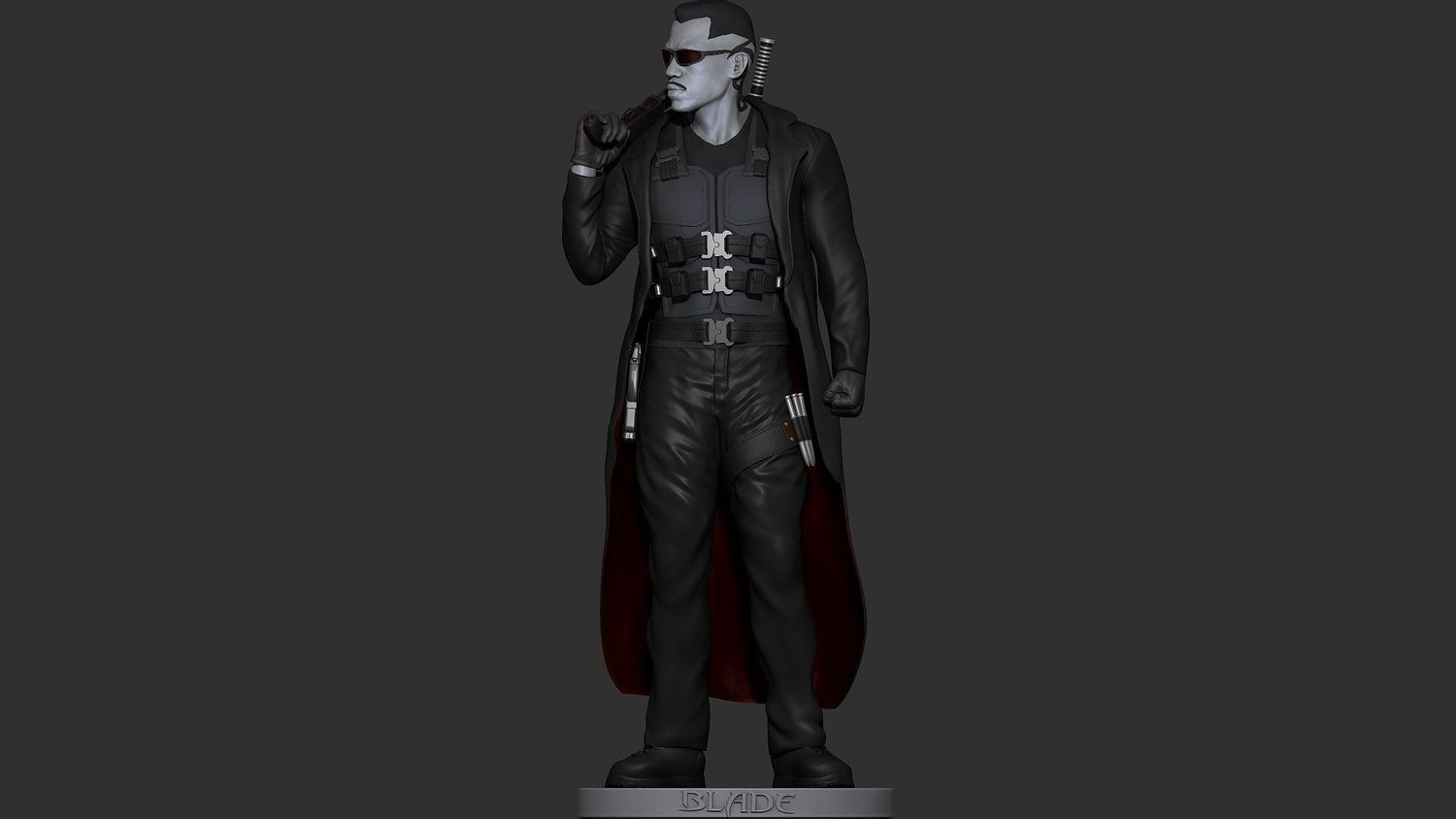 Blade From Marvel STL FILE 3D PRINT