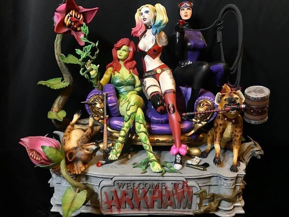 Three Wonders of Arkham from DC STL FILE 3D PRINT
