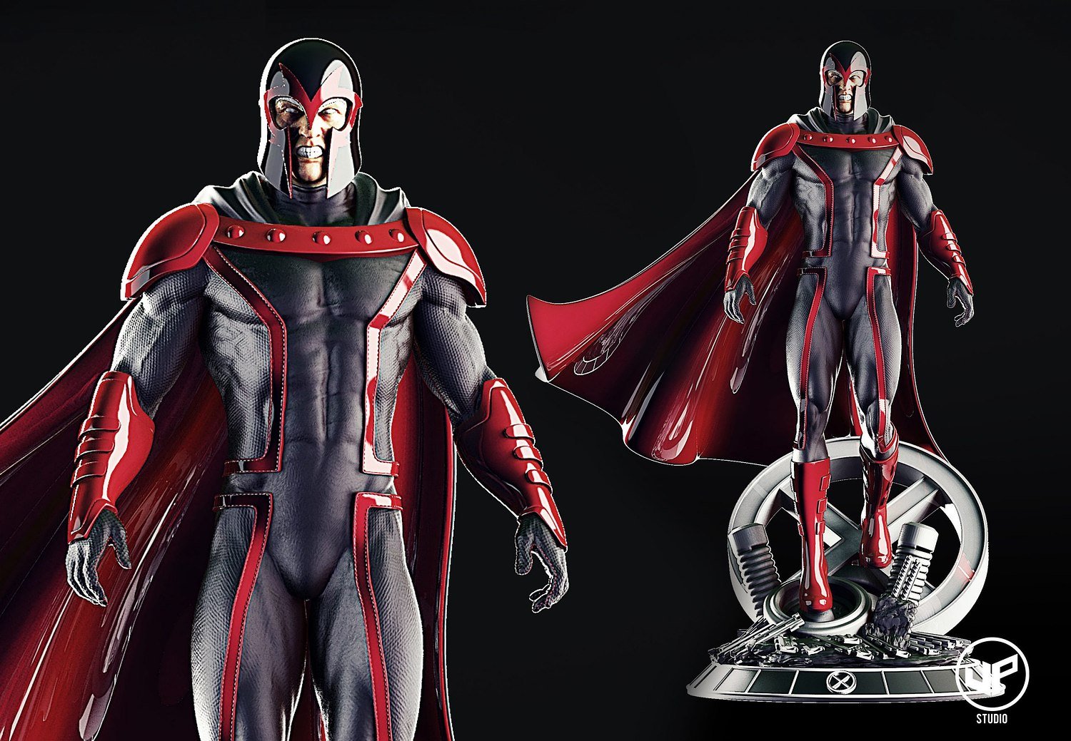 Magneto V2 from X-Men STL FILE 3D PRINT