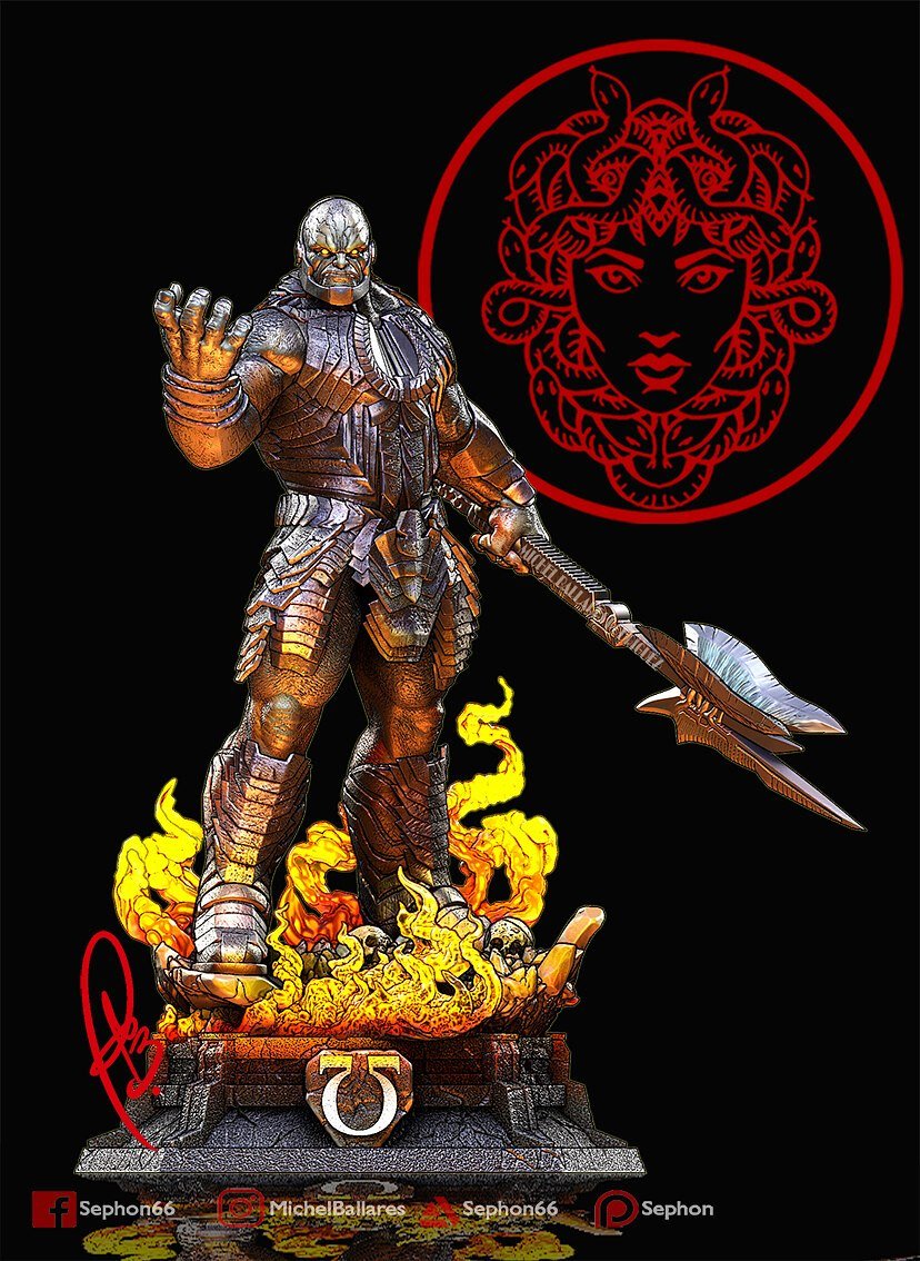 Darkseid V2 From DC STL FILE 3D PRINT