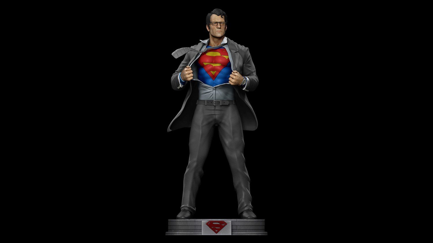 Superman Henry Cavill V2 From DC Fanart STL FILE 3D PRINT