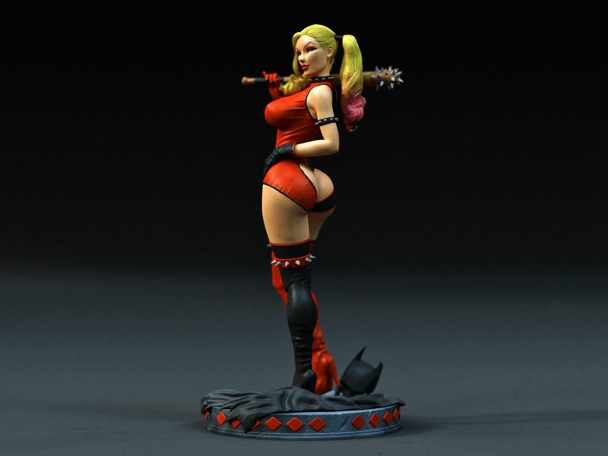 Harley Quinn V2 From DC STL FILE 3D PRINT