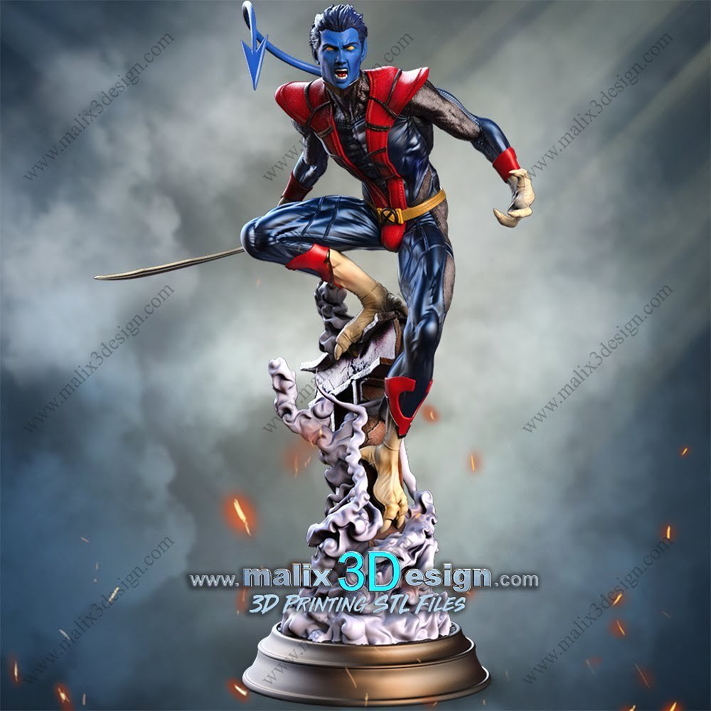 Nightcrawler From X Men Stl File 3d Print