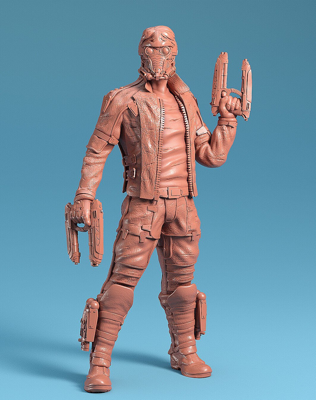 Star Lord V3 From Guardian Of The Galaxy STL FILE 3D PRINT