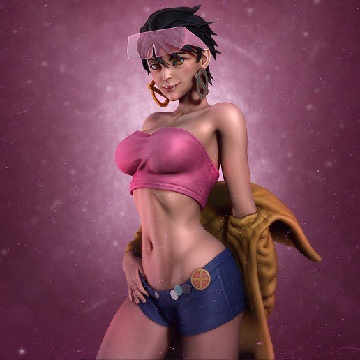 Jubilee V2 From X-Men STL FILE 3D PRINT