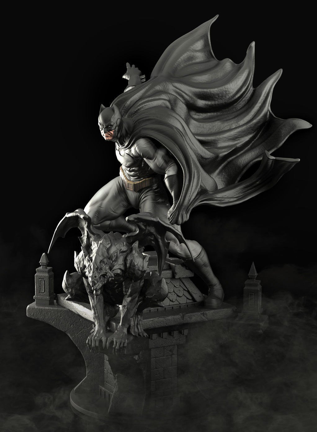 Batman Classic V2 From DC STL FILE 3D PRINT
