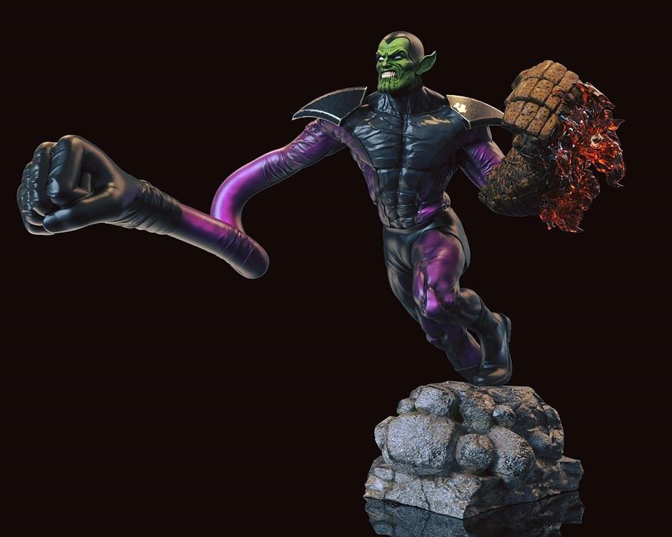 Super-Skrull From Marvel STL FILE 3D PRINT