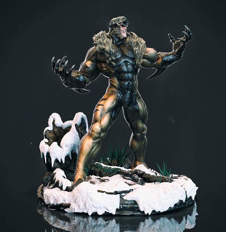 Sabretooth V2 From X-Men STL FILE 3D PRINT