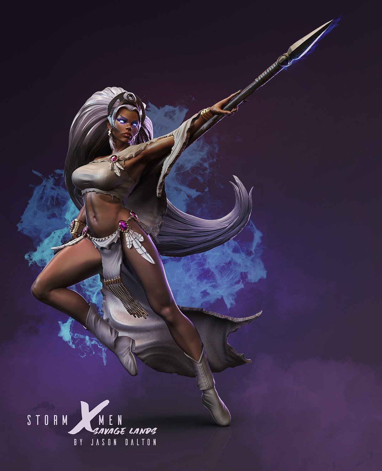 Storm V3 from X-Men STL FILE 3D PRINT