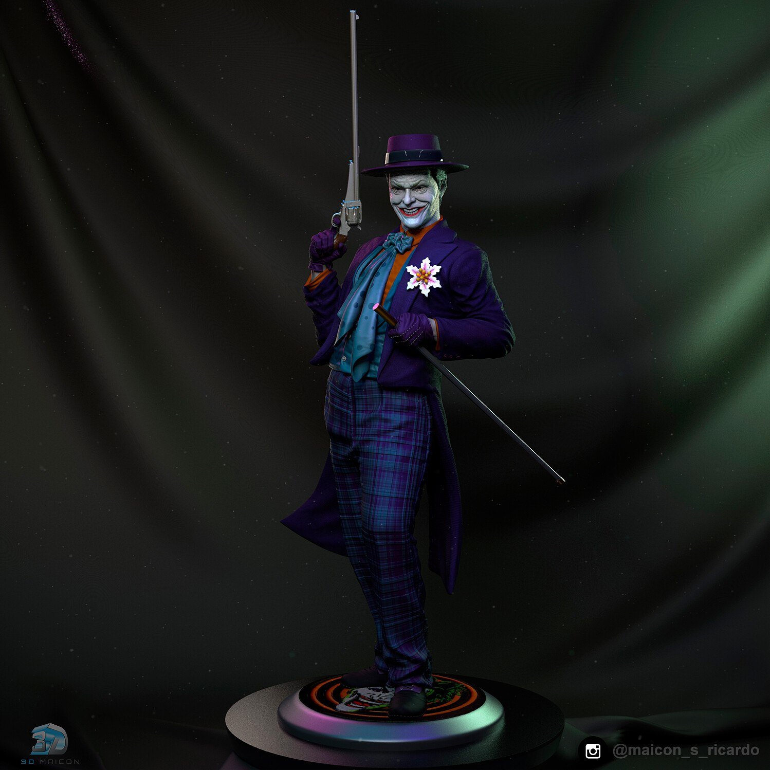 The Joker - Jack Nicholson STL FILE 3D PRINT