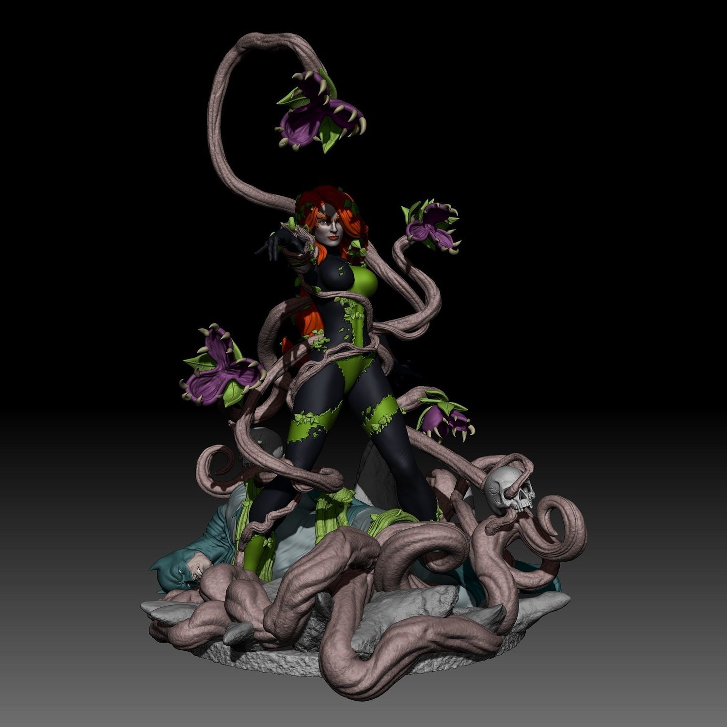 Poison Ivy V4 From DC STL FILE 3D PRINT