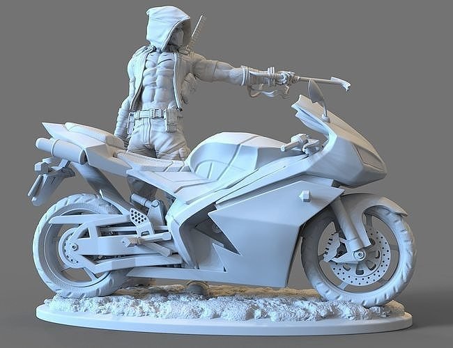 Red Hood V2 From Dc STL FILE 3D PRINT