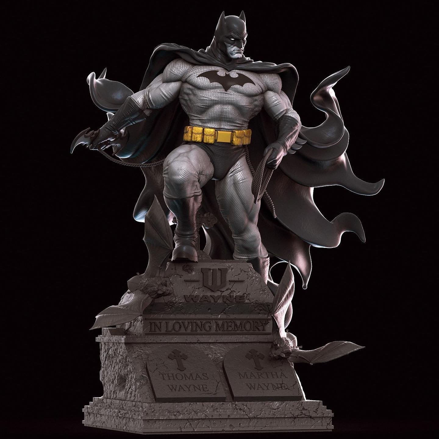 Batman Classic V3 From DC STL FILE 3D PRINT