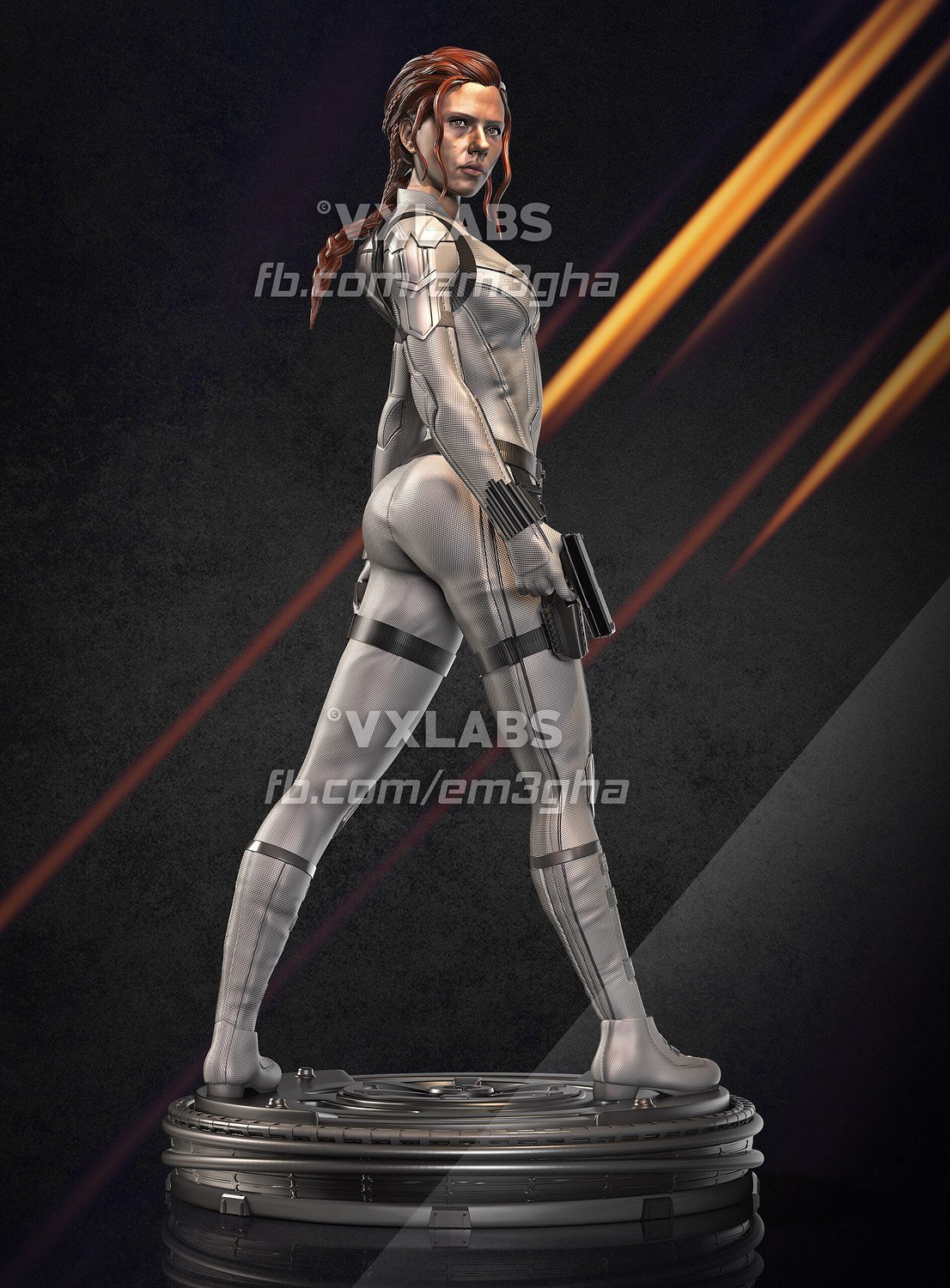 Black Widow 2021 From Marvel STL FILE 3D PRINT