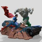 Superman Vs Doomsday Diorama STL FILE 3D PRINT