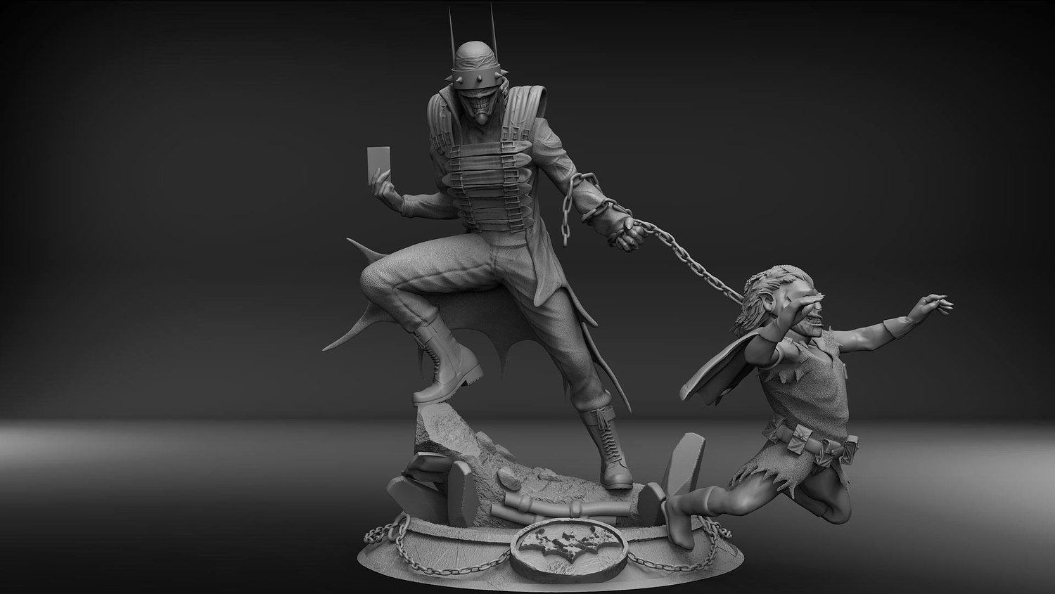 Batman Who Laughs V3 STL FILE 3D PRINT