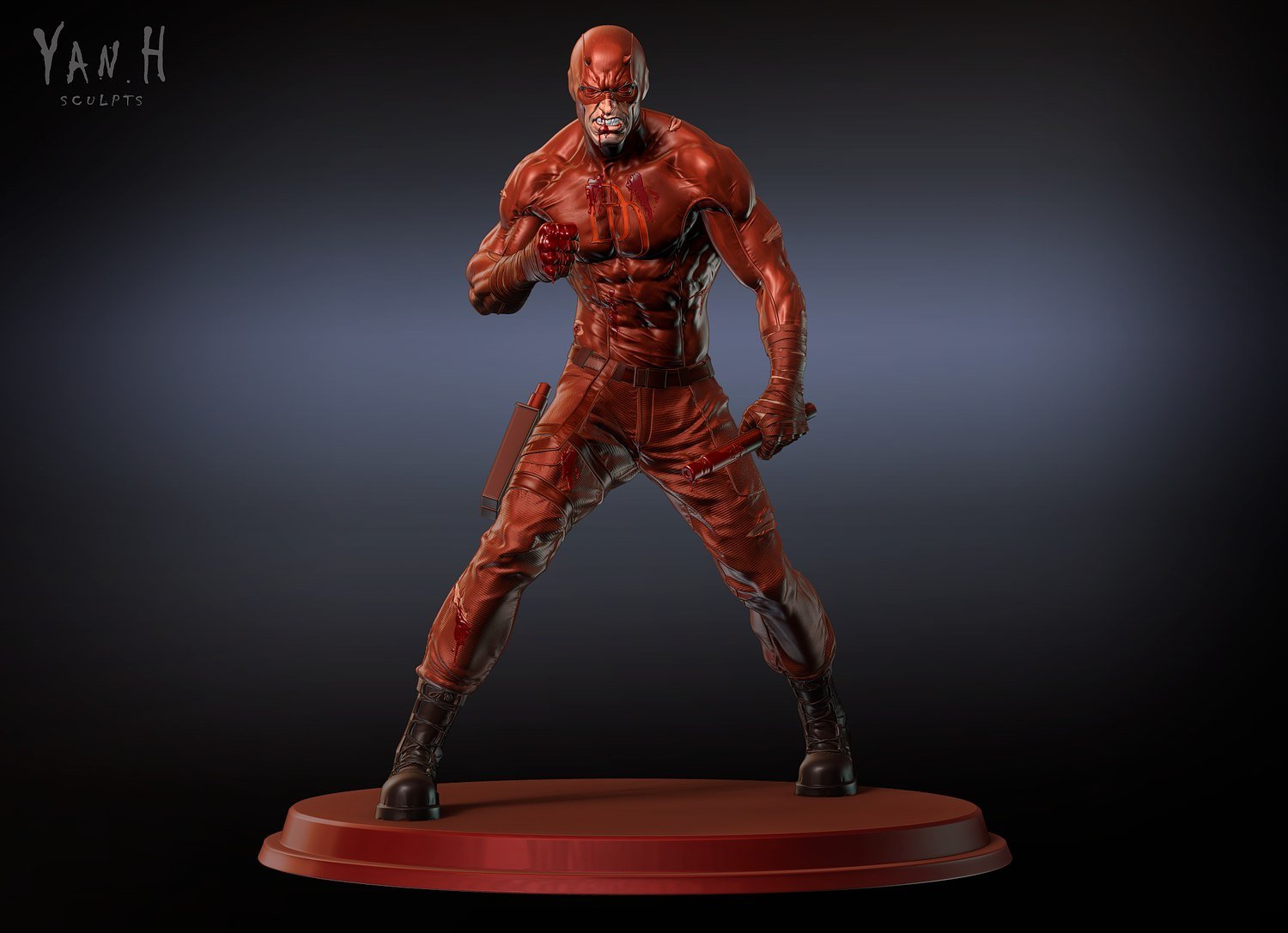 Daredevil From Marvel STL FILE 3D PRINT