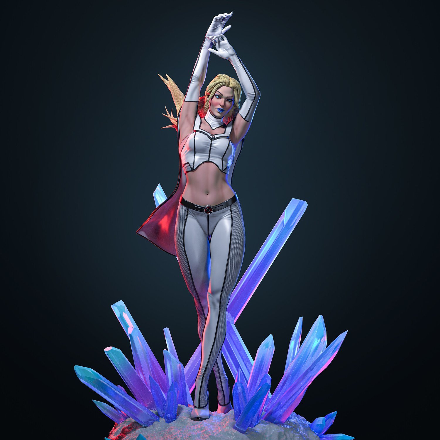 Emma Frost From X-Men STL FILE 3D PRINT
