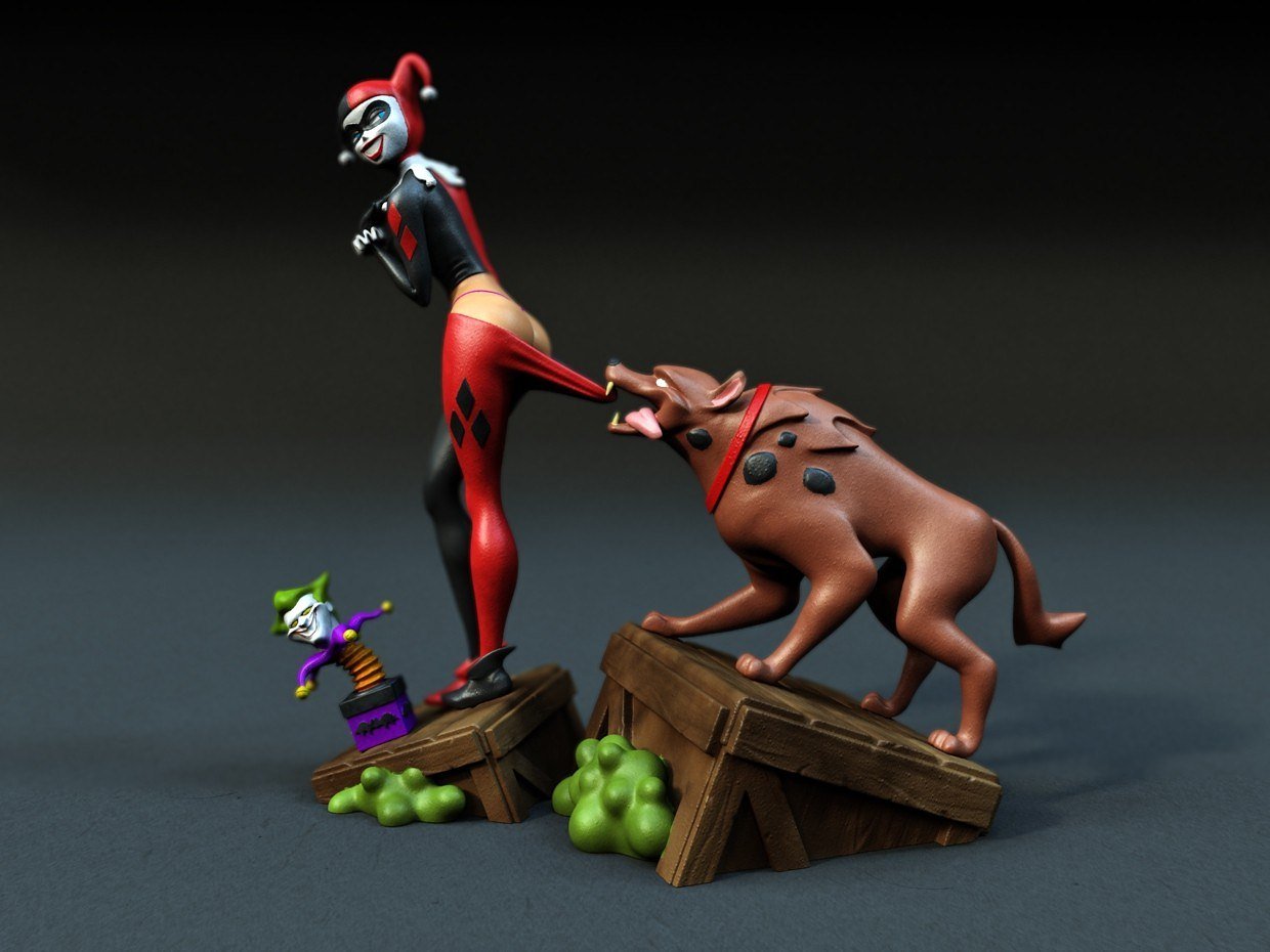 Harley Quinn Sexy Version From DC STL FILE 3D PRINT