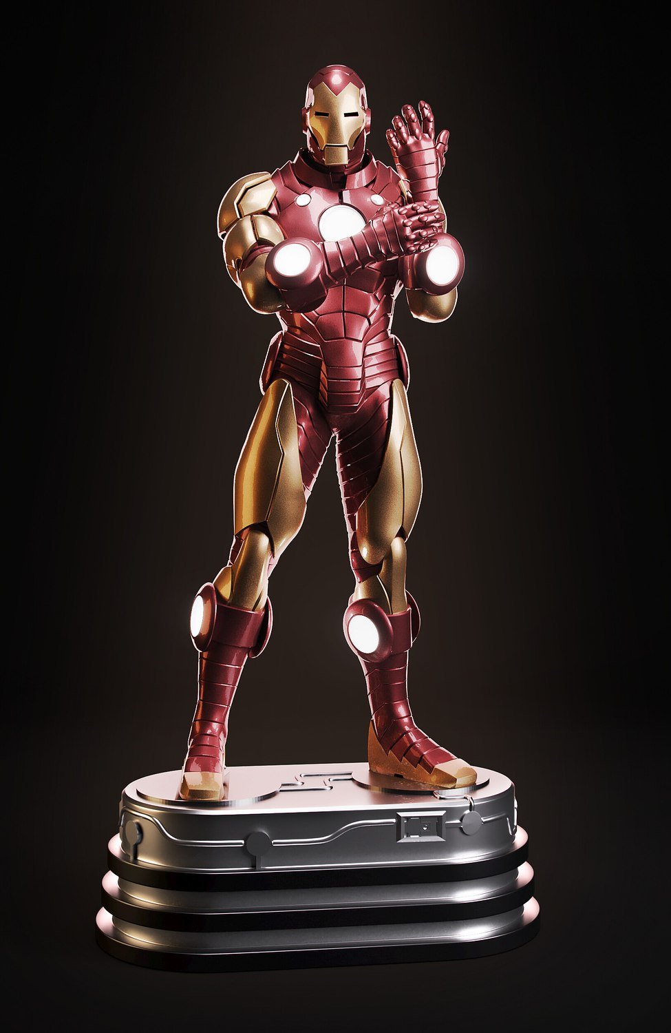Iron Man Classic V2 From Marvel STL FILE 3D PRINT