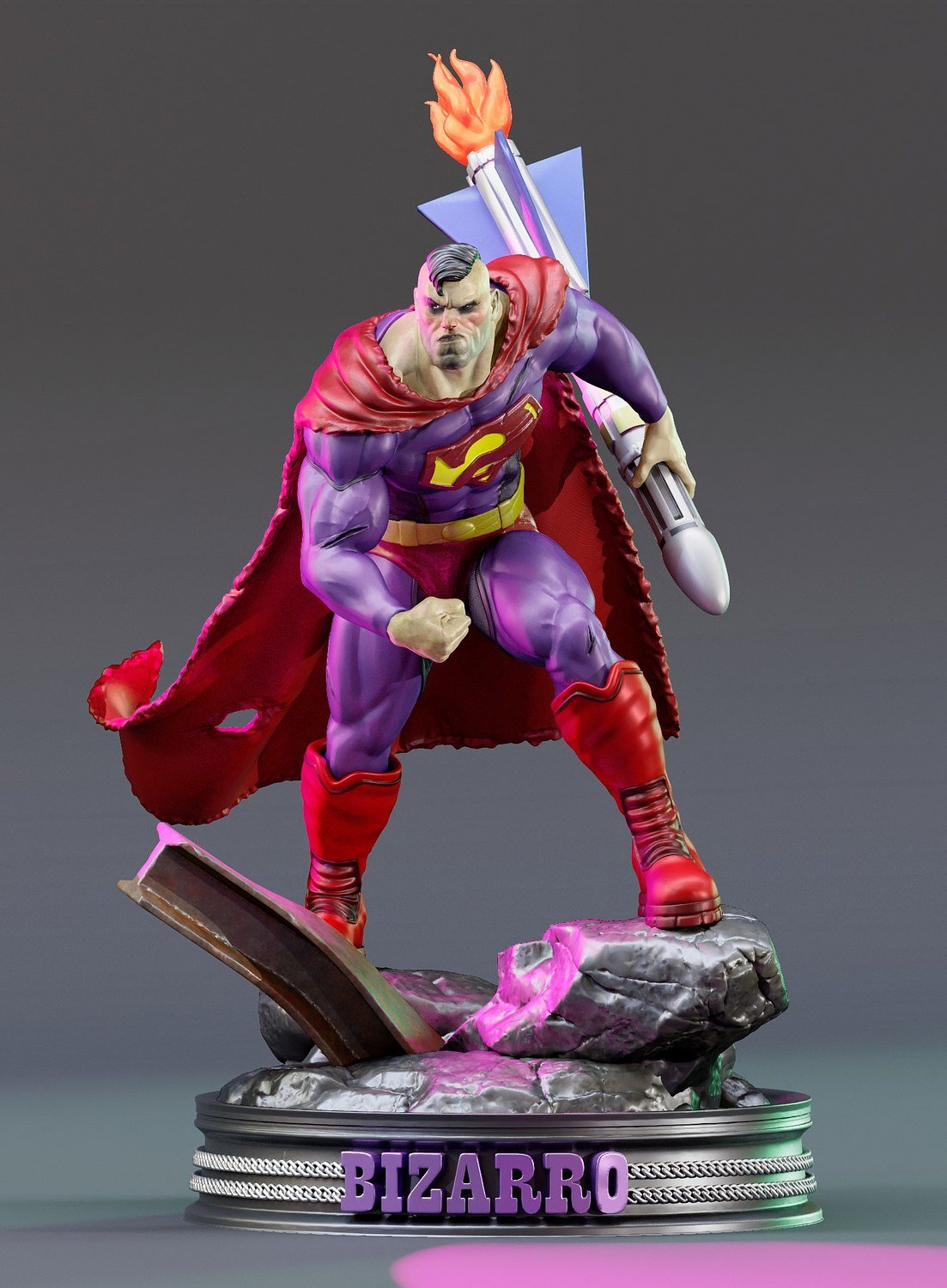 Bizarro From DC STL FILE 3D PRINT