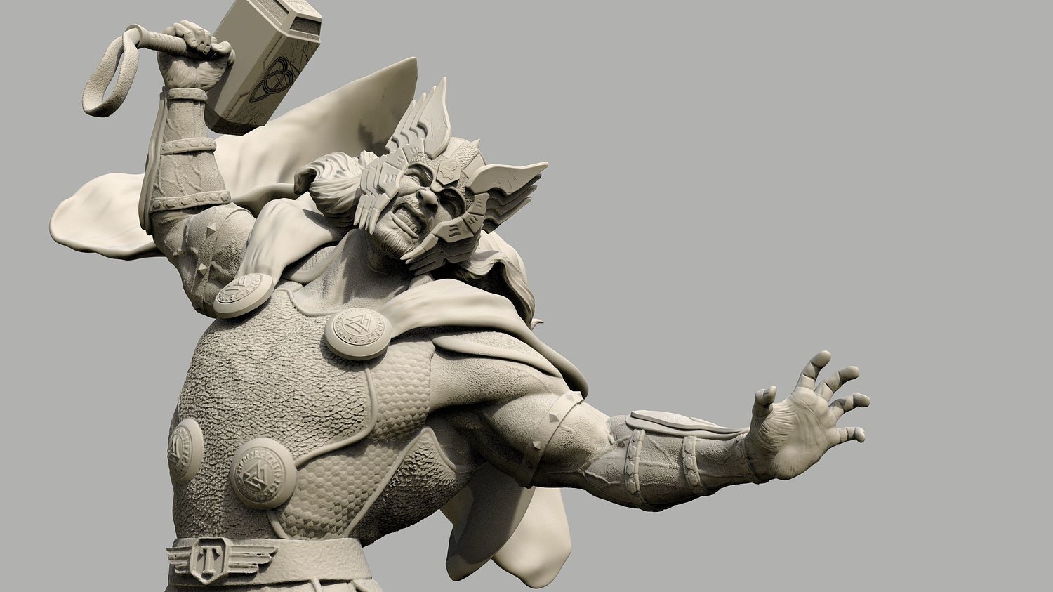 Thor V2 from Marvel STL FILE 3D PRINT