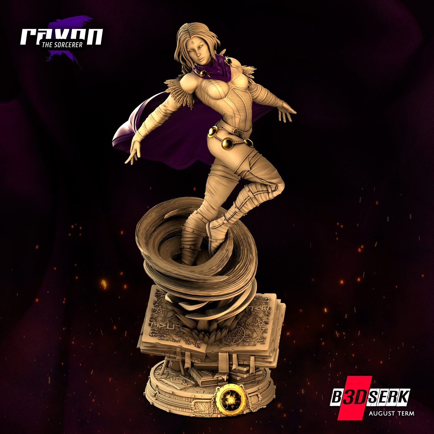 Raven Fanart V3 from DC STL FILE 3D PRINT