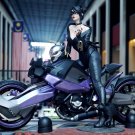 Catwoman on Motor from DC STL FILE 3D PRINT