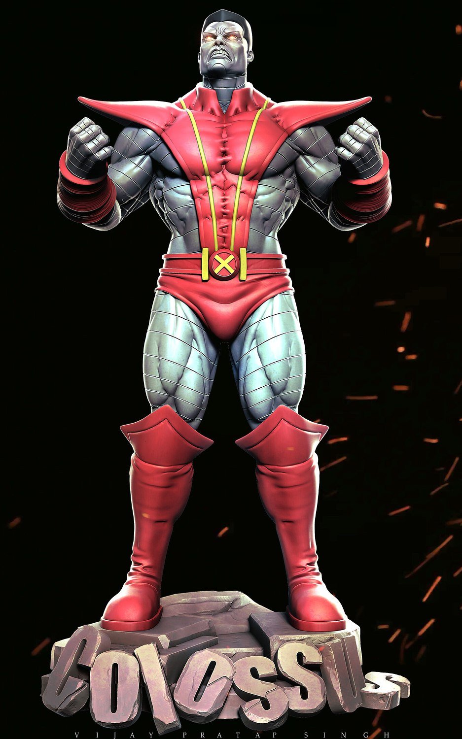 Colossus Power from X-Men STL FILE 3D PRINT