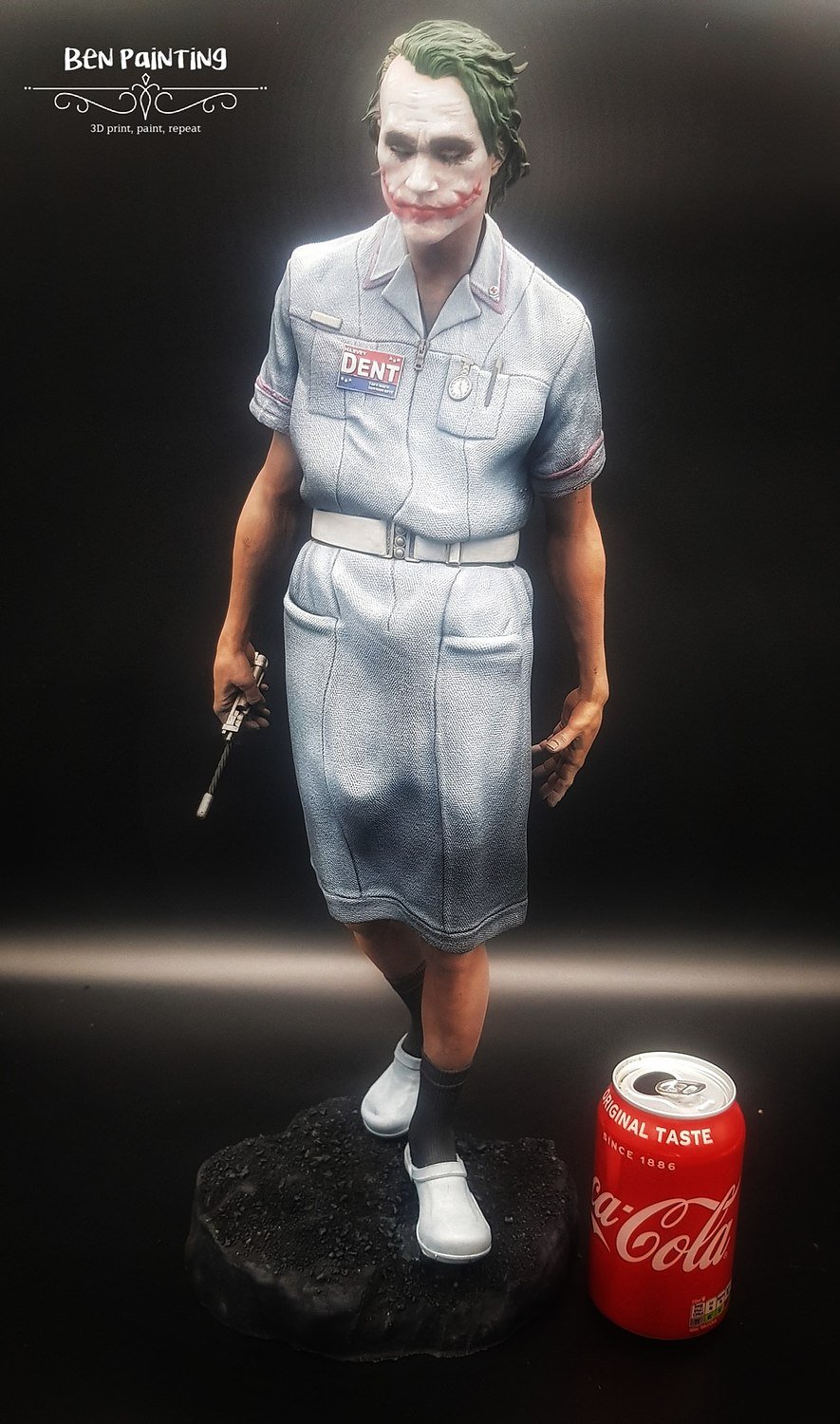 Joker Ledger Nurse Suit From DC STL FILE 3D PRINT