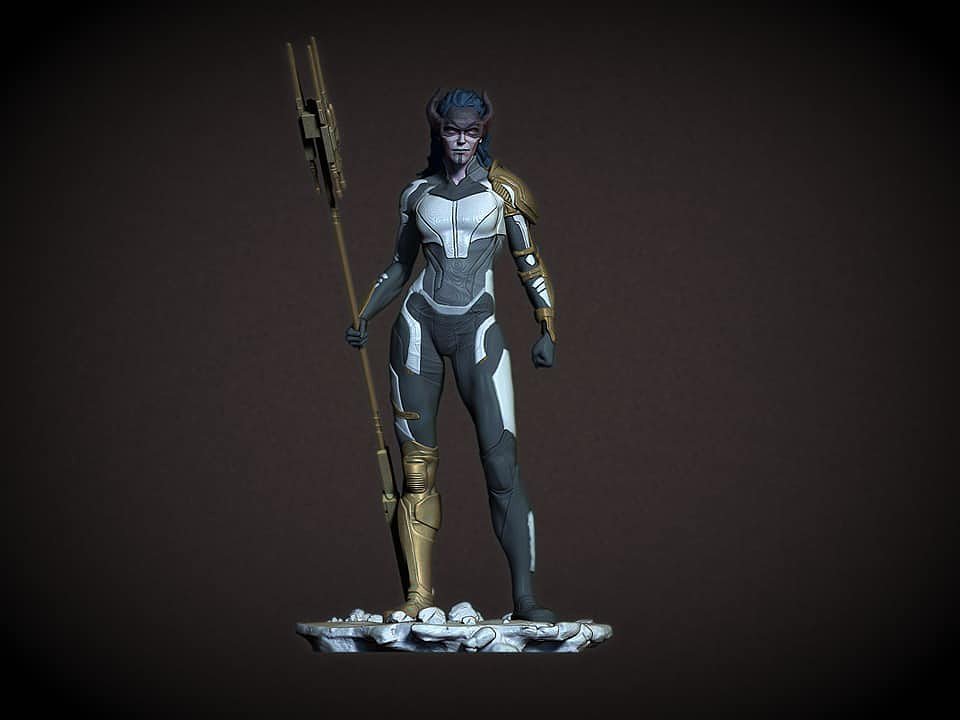 Proxima Midnight From Marvel STL FILE 3D PRINT