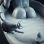 Catwoman in the bathtub from DC STL FILE 3D PRINT