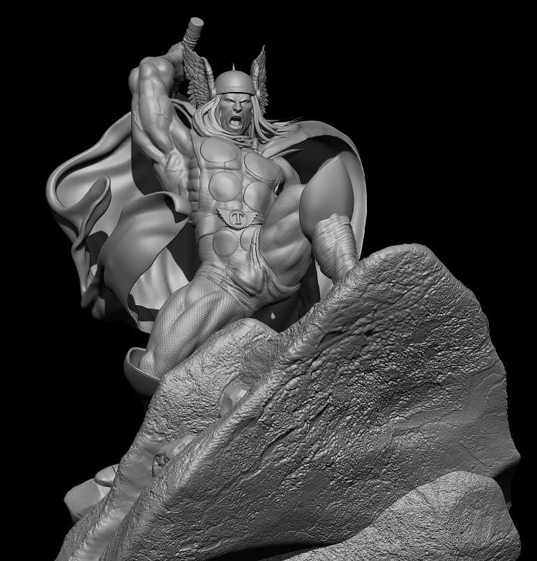 Thor Classic from Marvel STL FILE 3D PRINT