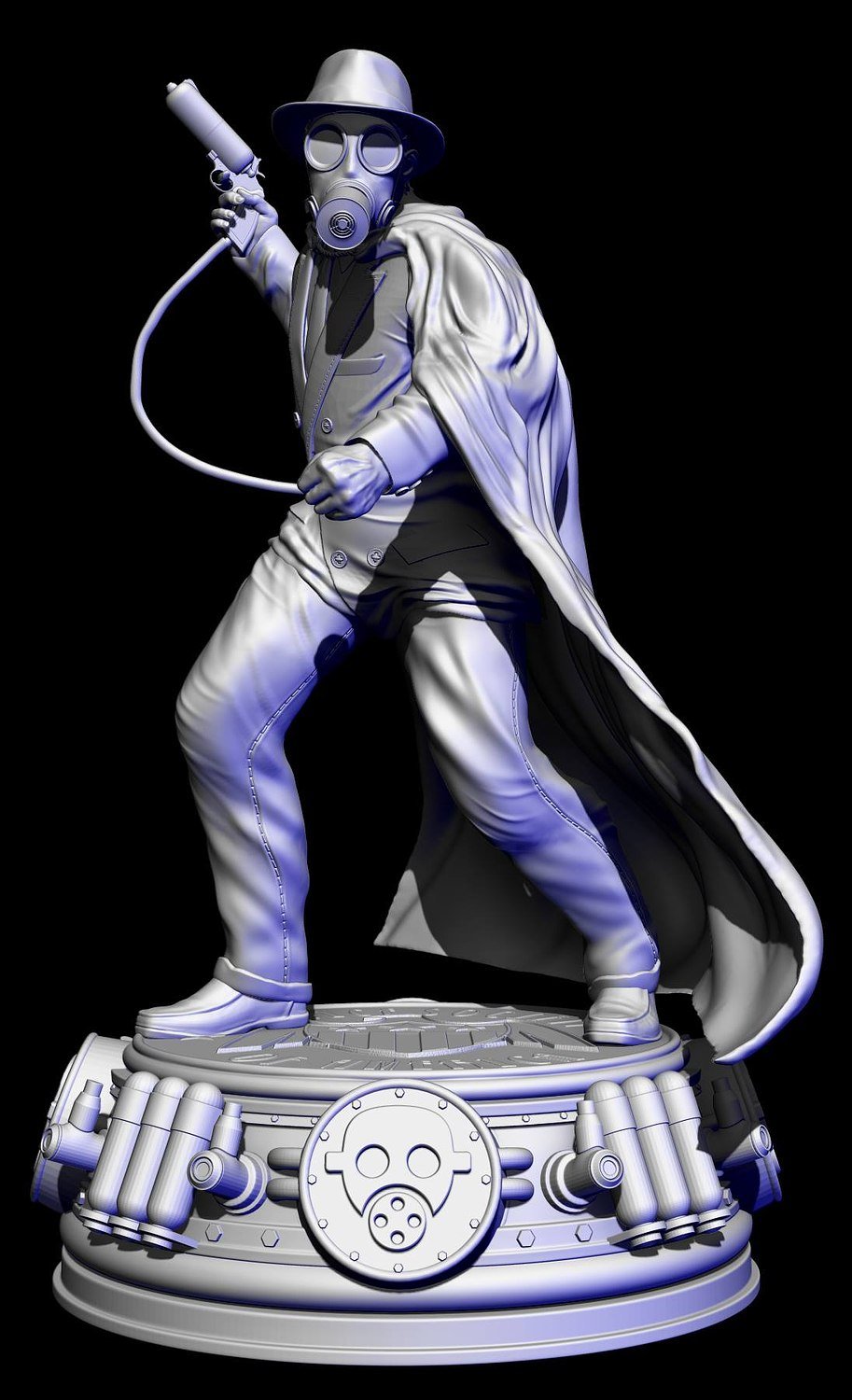 Wesley Dodds (aka Sandman) from DC STL FILE 3D PRINT