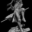 Gambit in action from X-Men STL FILE 3D PRINT