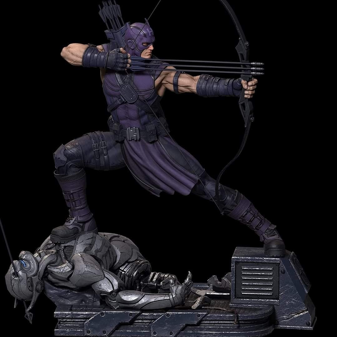 Hawkeye Classic from Marvel STL FILE 3D PRINT
